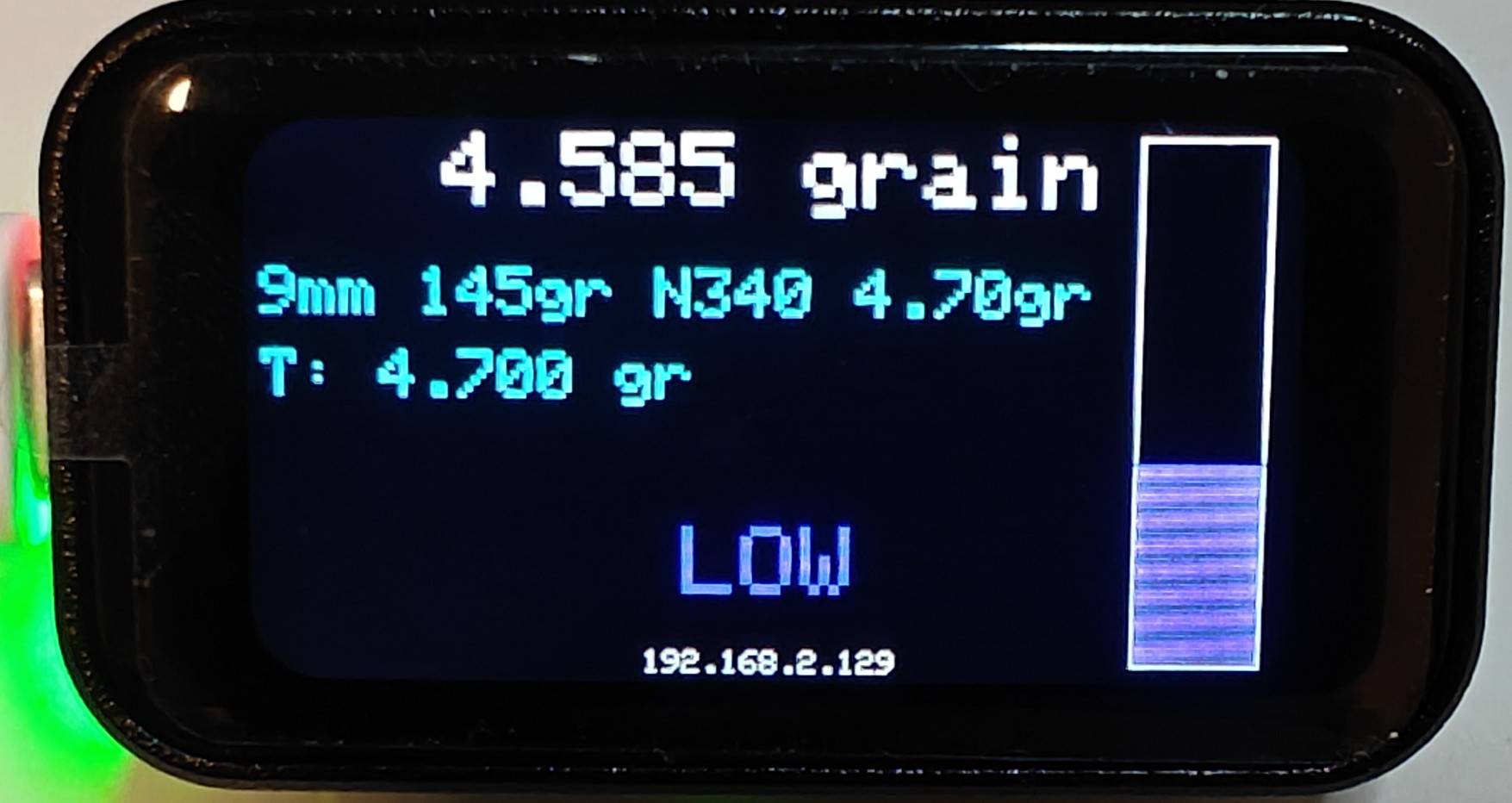 LOW - Under target weight