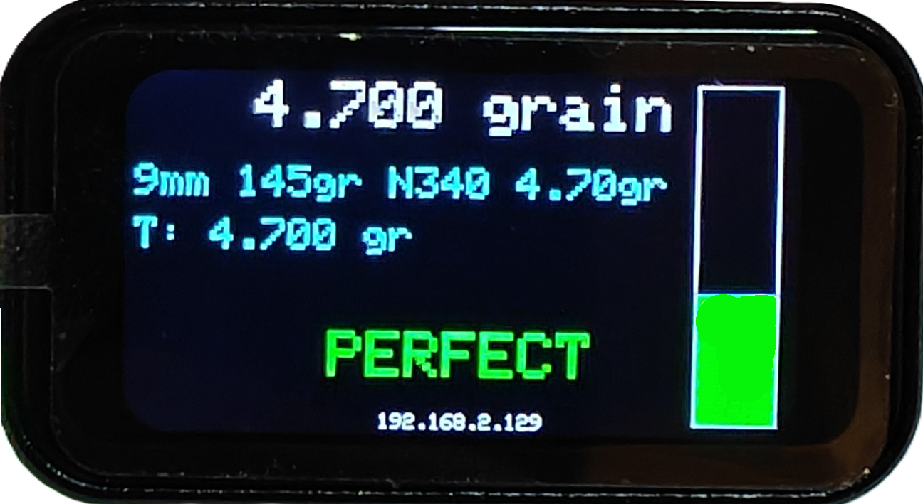 PERFECT - Target weight reached